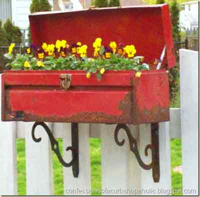 toolbox-planter toolbox planter Recycle your toolbox