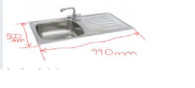 Similar style to the required sink