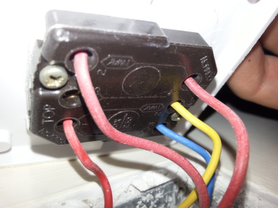 Existing switch wiring