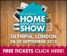 National Home Improvement Show Olympia 28th to the 30th September 2012