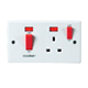 Cooker switch installation