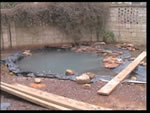 Test filling the pond