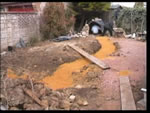 Lining Stream with Sand