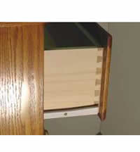 A Lapped Dovetail as the joints for a draw
