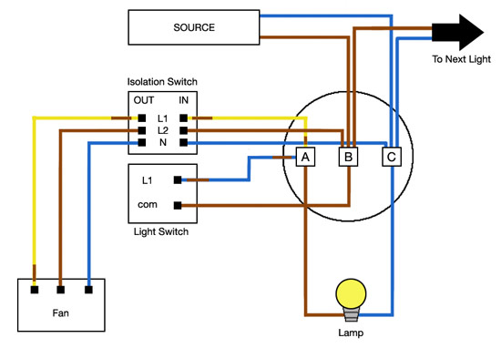 Connecting A Timed Fan Unit