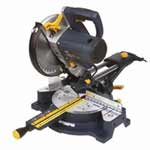 Sliding mitre saw for long mitre cuts