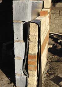Fitting a vertical DPC into an extension