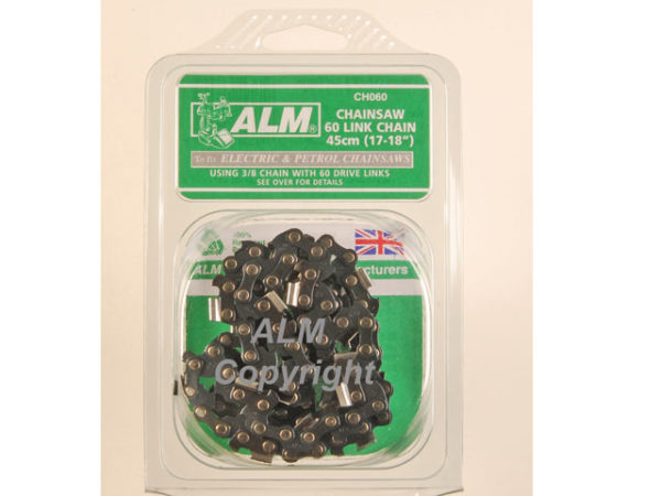 CH060 Chainsaw Chain 3/8in x 60 links 1.3mm - Fits 45cm Bars