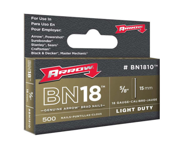 BN1810 Brad Nails 15mm Pack 1000