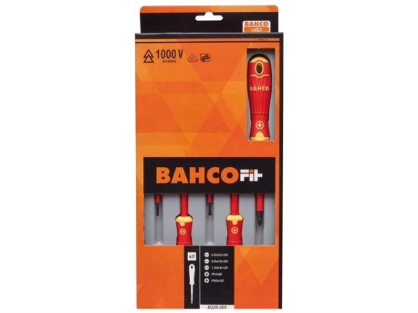 BAHCOFIT Insulated Scewdriver Set of 5 SL/PH