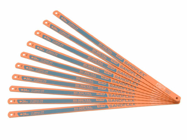 3906 Sandflex Hacksaw Blades 300mm (12in) x 24tpi Pack 10