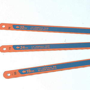 3906 Sandflex Hacksaw Blades 300mm (12in) Pack 3 (18 24 & 32tpi)