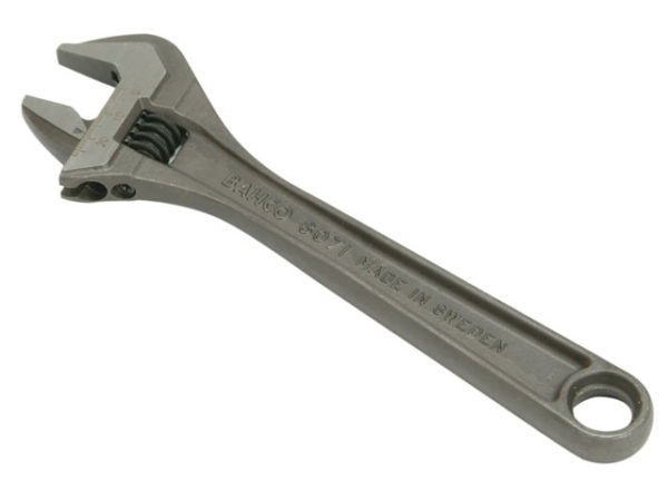 8073 Black Adjustable Wrench 300mm (12in)