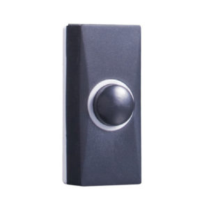 7900 Wired Doorbell Additional Chime Bell Push Black