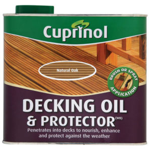 UV Guard Decking Oil Natural Oak 2.5 litre