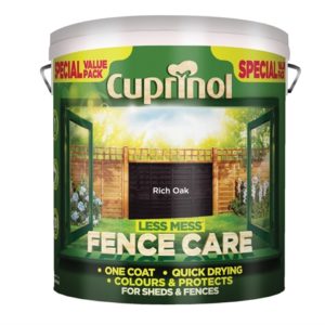 Less Mess Fence Care Rich Oak 6 Litre