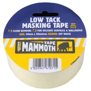 Low Tack Masking Tape 25mm x 25m