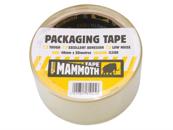 Retail/Labelled Packaging Tape Clear 48mm x 50m