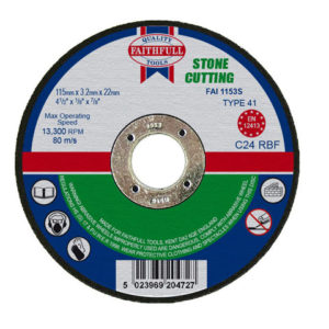 Stone Cut Off Disc 115 x 3.2 x 22.23mm