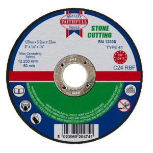 Stone Cut Off Disc 125 x 3.2 x 22.23mm