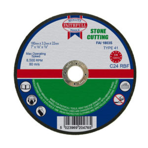 Stone Cut Off Disc 180 x 3.2 x 22.23mm