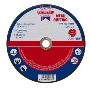 Metal Cut Off Disc 300 x 3.5 x 25.4mm