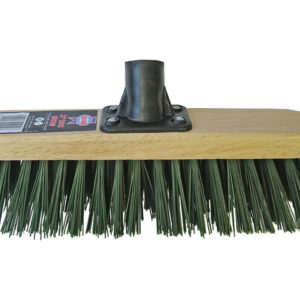 Broom Head Stiff Green 300mm (12in) Threaded Socket