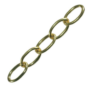 Oval Chain 1.8mm x 10m Polished Brass