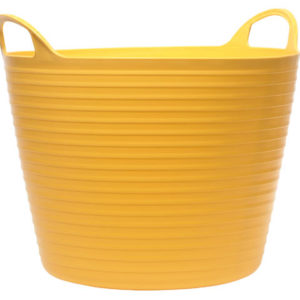 Heavy-Duty Polyethylene Flex Tub 28 litres Yellow