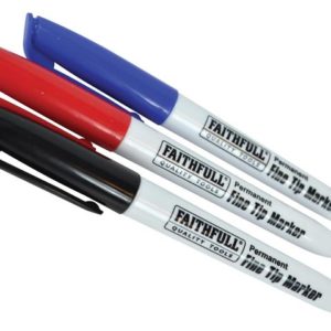 Fibre Tip Marker Pen Mixed (Pack of 3)