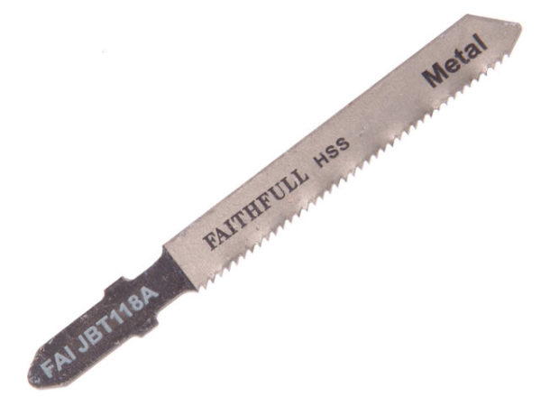 8009-HSS Metal Cutting Jigsaw Blades Pack of 5 T118A