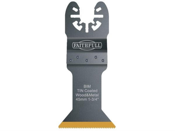 Multi-Functional Tool Bi-Metal Flush Cut TiN Coated Blade 45mm