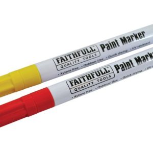 Paint Marker Pen Yellow & Red (Pack of 2)