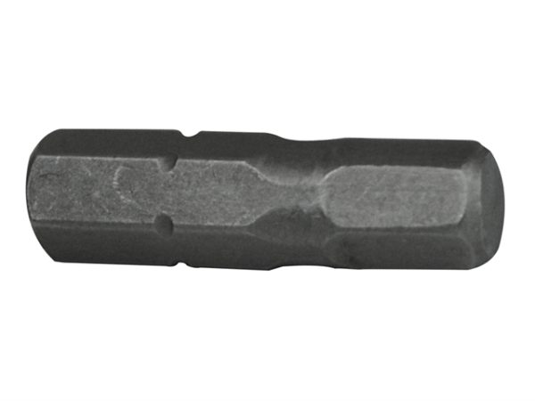 Hex 5 S2 Grade Steel Screwdriver Bits x 25mm Pack of 3