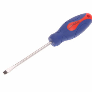 Soft Grip Screwdriver Flared Slotted Tip 5.5 x 100mm