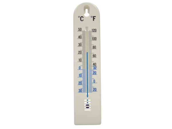 Wall Thermometer - Plastic 200mm