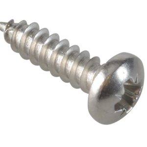 Self-Tapping Screw Pozi Pan A2 SS 5/8in x 8 ForgePack 35