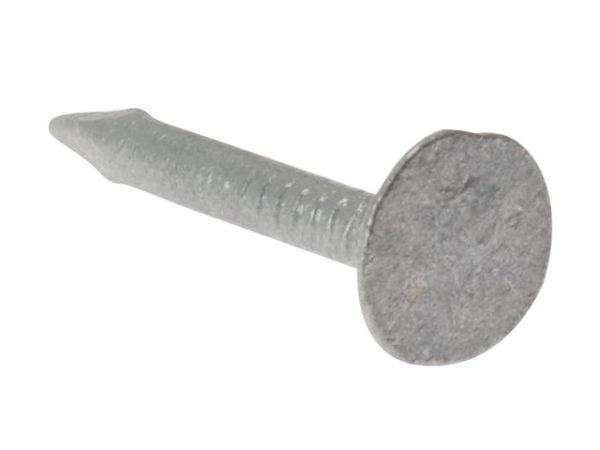 Clout Nail Extra Large Head Galvanised 25mm (500g Bag)