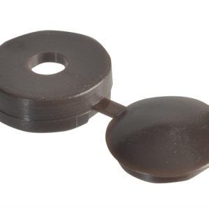 Hinged Cover Caps Dark Brown No.6-8 Forge Pack 20