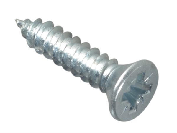 Self-Tapping Screw Pozi CSK ZP 3/4in x 8 Forge Pack 30