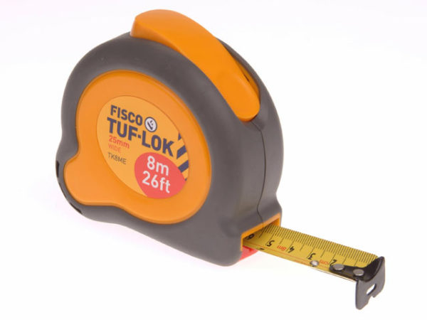 TKC8ME Tuf-Lok Pocket Tape 8m/26ft (Width 25mm)