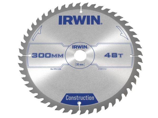 General Purpose Table & Mitre Saw Blade 300 x 30mm x 48T ATB
