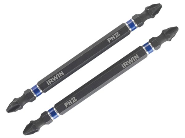Impact Double Ended Screwdriver Bits Phillips PH2 100mm Pack of 2