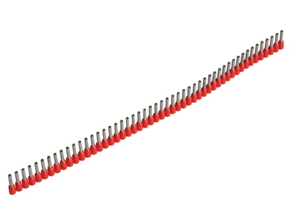 Wire End Sleeves 1.0 x 8mm Red 500 Piece