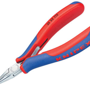 Electronics Half Round Jaw Pliers Multi-Component Grip 115mm