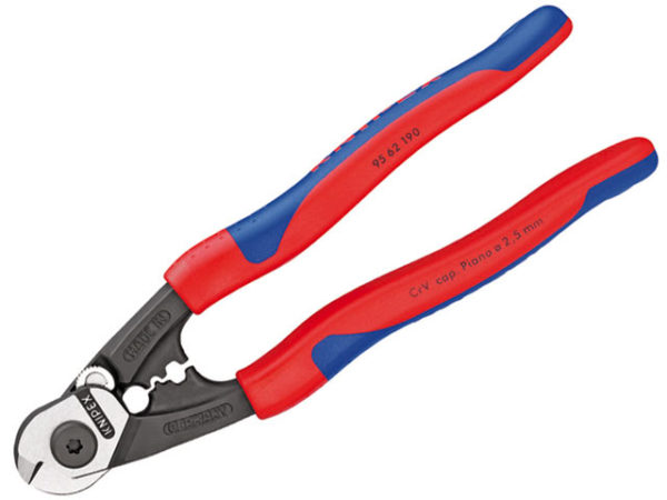 Wire Rope/Bowden Cable Cutter Multi-Component Grip 190mm (7.1/2in)