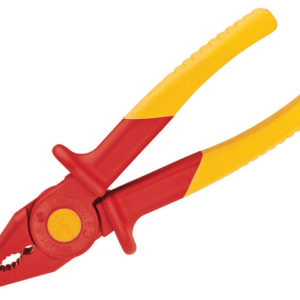 Flat Nose Plastic Insulated Pliers 180mm