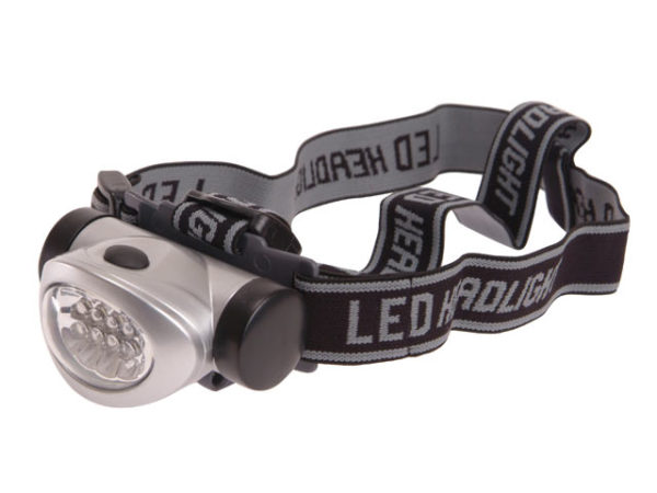 Headlight 3 Function Silver 8 LED