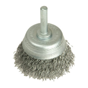 DIY Cup Brush with Shank 50mm x 0.35 Steel Wire