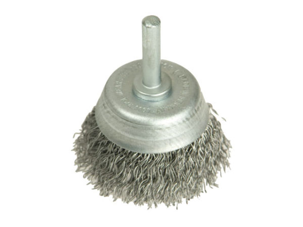 DIY Cup Brush with Shank 50mm x 0.35 Steel Wire